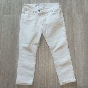White Cropped Jeans